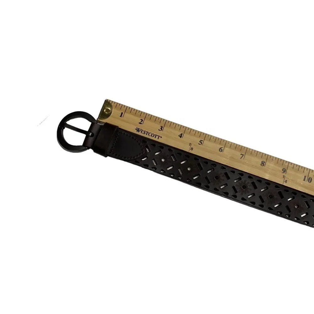 Great Northwest Clothing Company Brown Leather Belt Sz S NWT